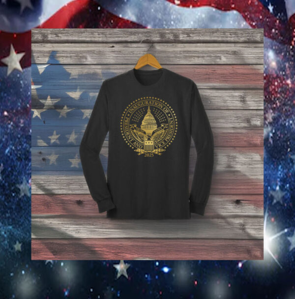 2025 Trump Inaugural Seal Black Long Sleeve T-Shirts