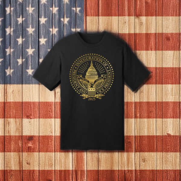 2025 Trump Inaugural Seal Black T-Shirt