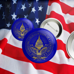 2025 Trump Inaugural Seal Navy Pin Buttons