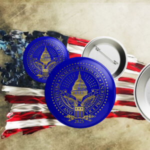 2025 Trump Inaugural Seal Navy Pin Buttons