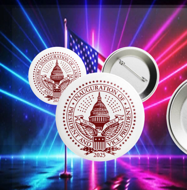 2025 Trump Inaugural Seal Pin Buttons