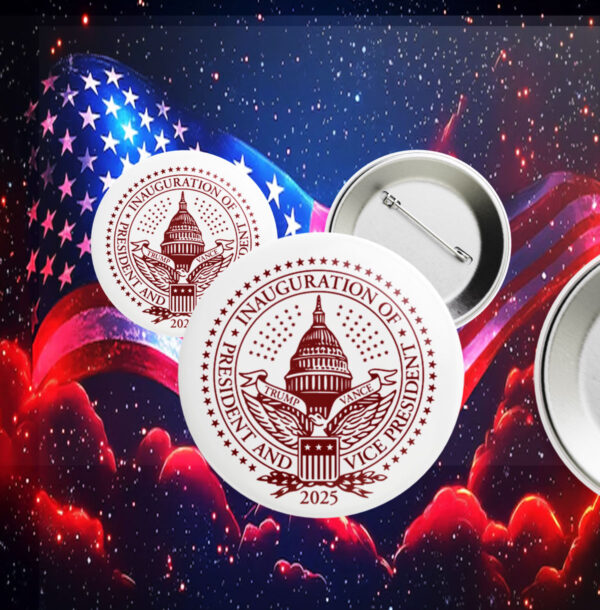 2025 Trump Inaugural Seal Pin Buttons