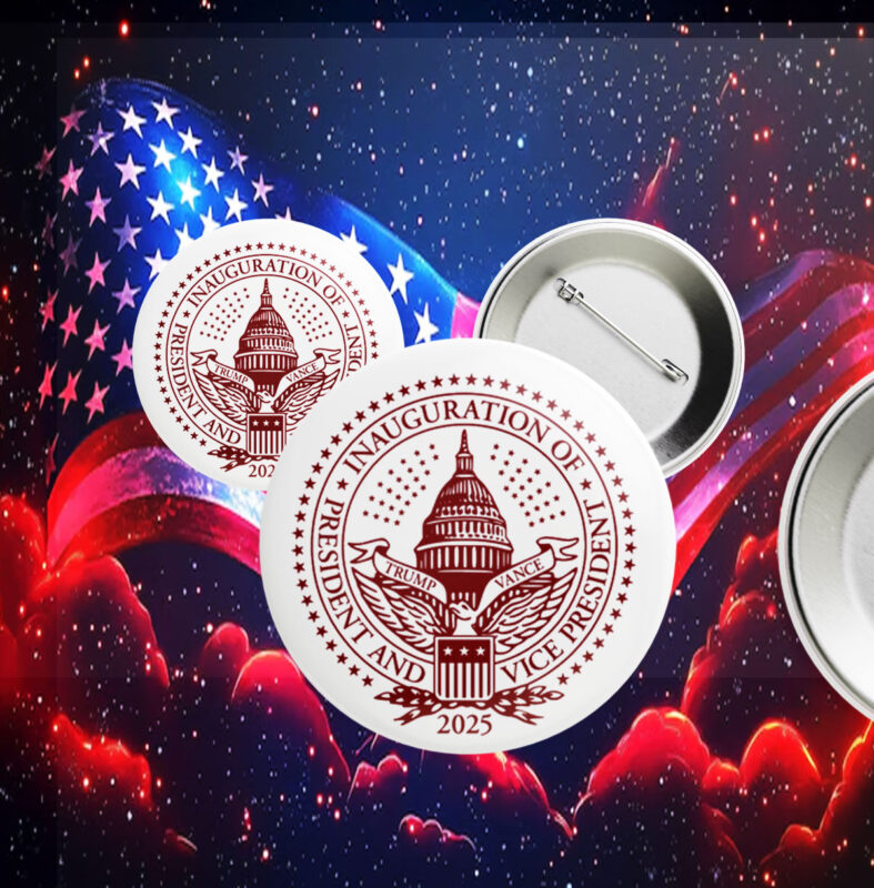 2025 Trump Inaugural Seal Pin Buttons