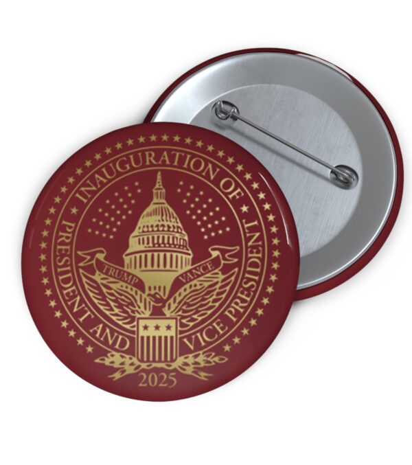 2025 Trump Inaugural Seal Red Buttons