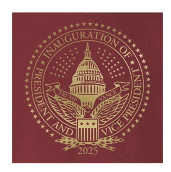 2025 Trump Inaugural Seal Red Car Magnets