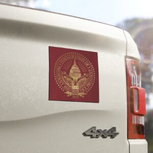 2025 Trump Inaugural Seal Red Car Magnets