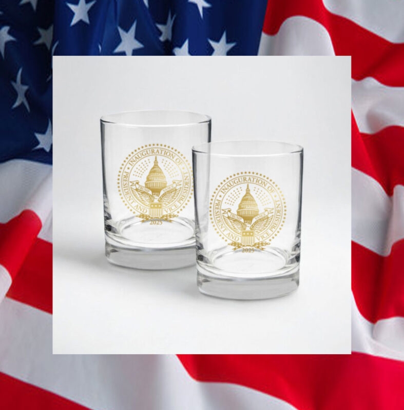 2025 Trump Inaugural Seal Whiskey Glasses