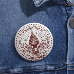 2025 Trump Inaugural Seal White Buttons