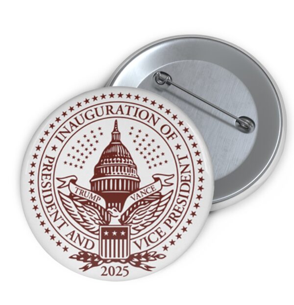 2025 Trump Inaugural Seal White Buttons