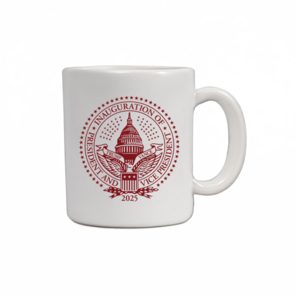 2025 Trump Inaugural Seal White Coffee Mug