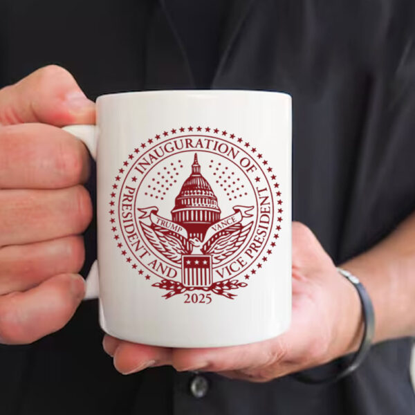 2025 Trump Inaugural Seal White Coffee Mug