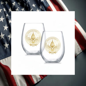 2025 Trump Inaugural Seal Wine Glasses