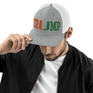 Miami Hurricanes Trump Snapback Trucker Cap