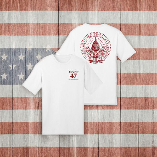 Trump 47 Inaugural Seal White T-Shirt