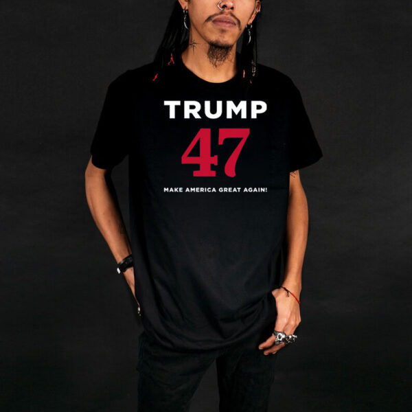 Trump 47 Make America Great Again Navy T-Shirt