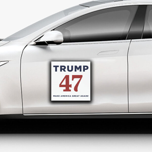 Trump 47 Make America Great Again Sticker, Car Magnets