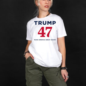 Trump 47 Make America Great Again White T-Shirt