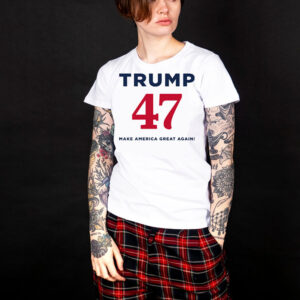 Trump 47 Make America Great Again White T-Shirt