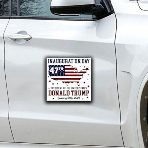 Trump Inauguration Day 2025 47th US President Sticker ,Car Magnet