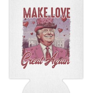 Trump Valentines 2025 Can Cooler