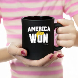 America Won Trump Hair Mug