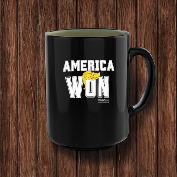 America Won Trump Hair Mug