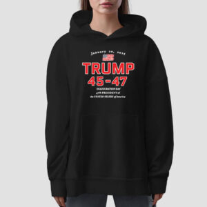 Donald Trump 45-47 Inauguration Day Jan 20, 2025 T-Shirt