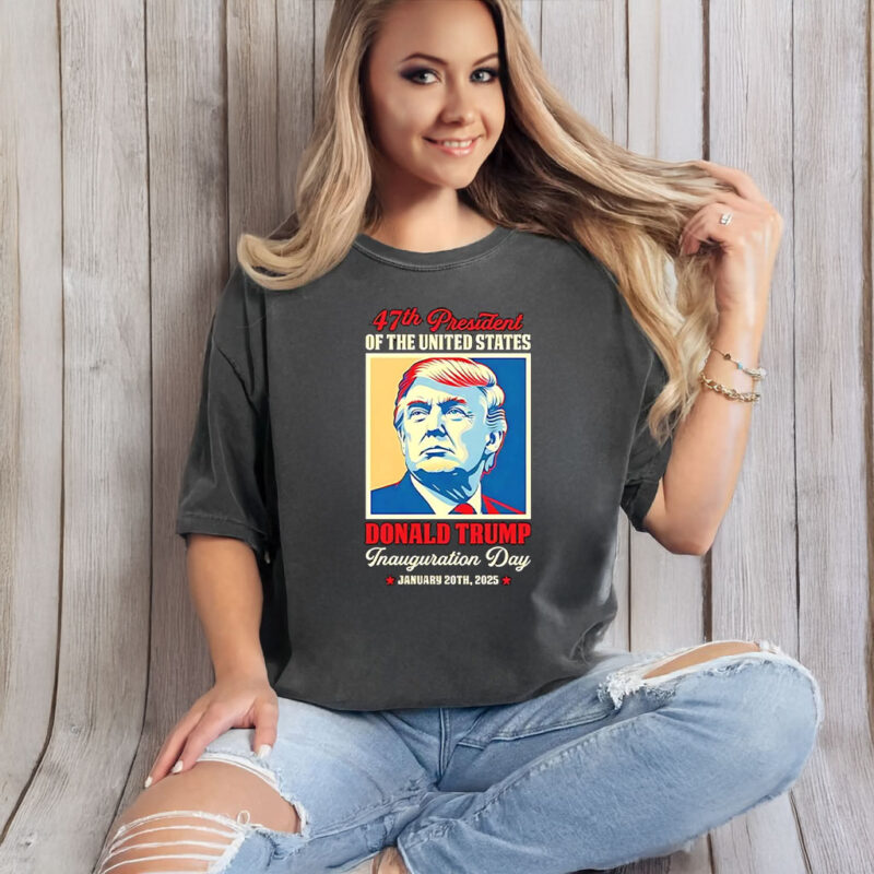 Donald Trump 47th President of the United States Inauguration Party Crew T-Shirt