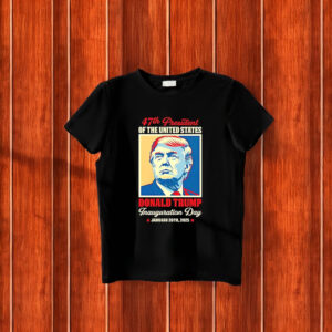 Donald Trump 47th President of the United States Inauguration Party Crew T-Shirt