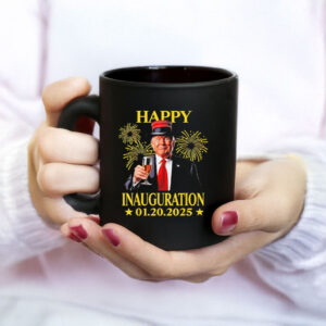 Donald Trump Drink Wine Party Happy Inauguration 01.20.2025 Mug