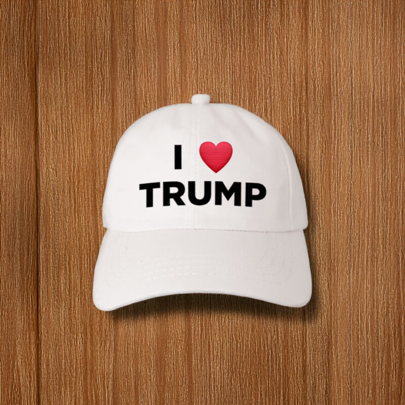 I Heart Trump White Hat