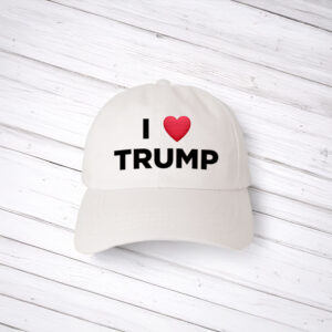 I Heart Trump White Hat