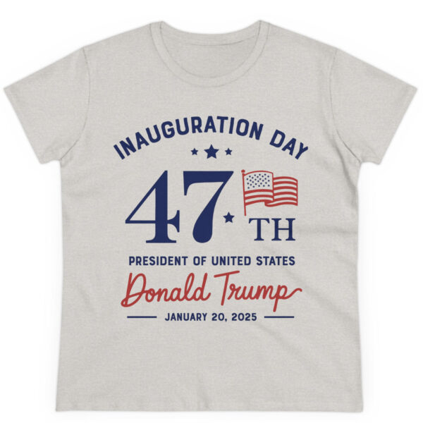 Inauguration Day 47th President Of United States Donald Trump Women's Shirt