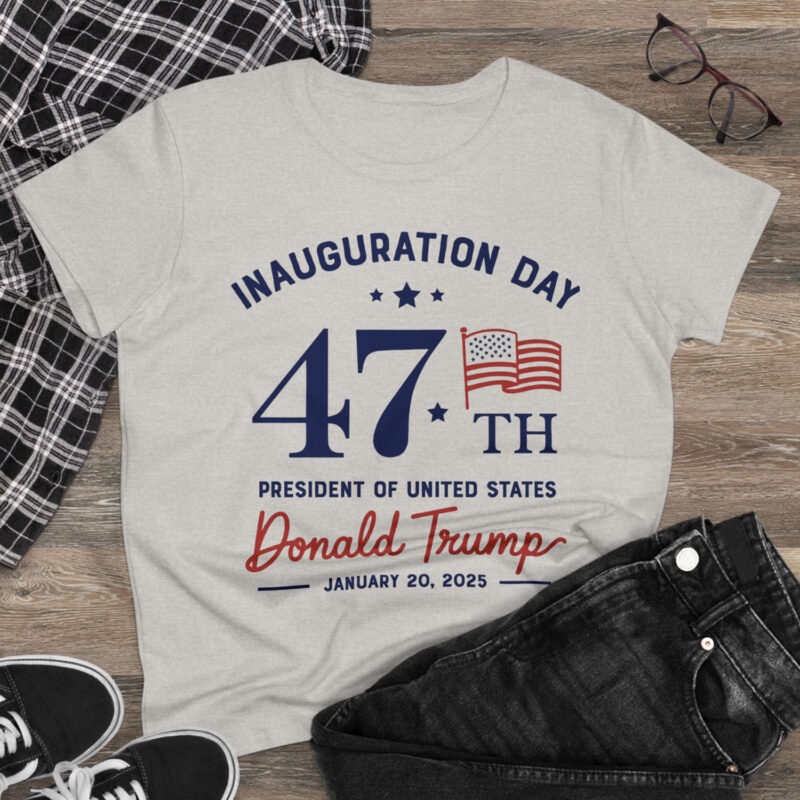 Inauguration Day 47th President Of United States Donald Trump Women's Shirt