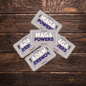 MAGA Powers Trump Vance Hogan Sticker ,Car Magnet