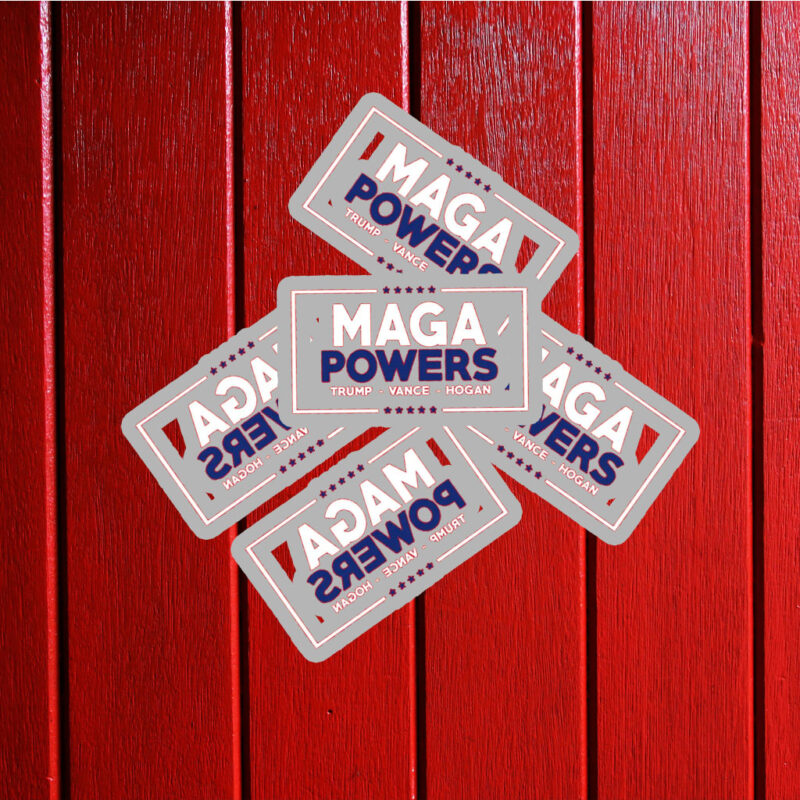 MAGA Powers Trump Vance Hogan Sticker ,Car Magnet