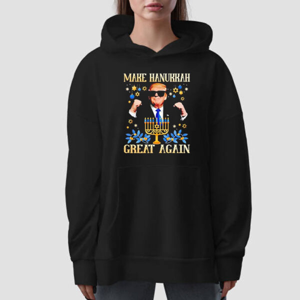 Make Hanukkah Great Again Funny Trump T-Shirt