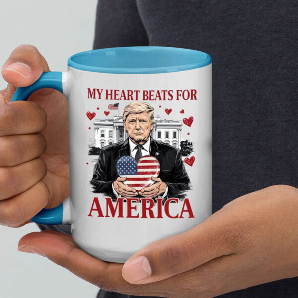 My Valentine, Trump My Heart Beats for America Mug