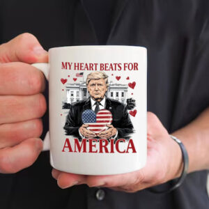 My Valentine, Trump My Heart Beats for America Mug