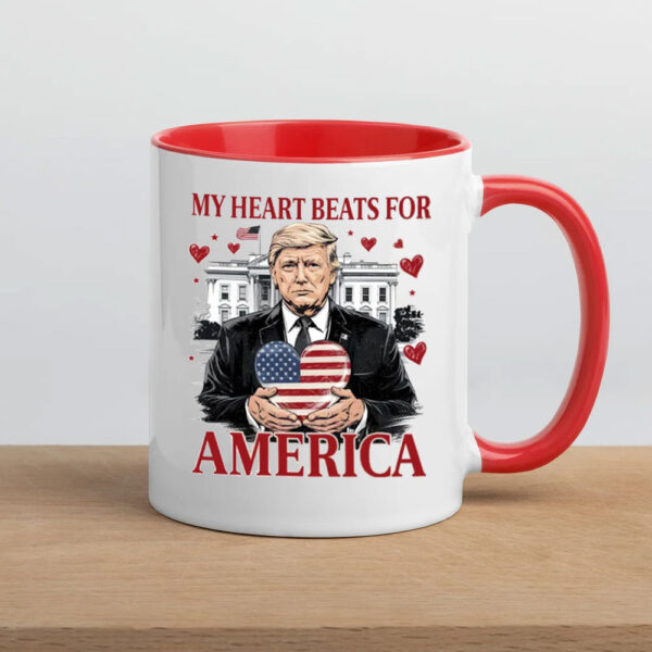 My Valentine, Trump My Heart Beats for America Mug