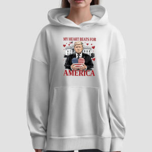 My Valentine, Trump My Heart Beats for America T-Shirt