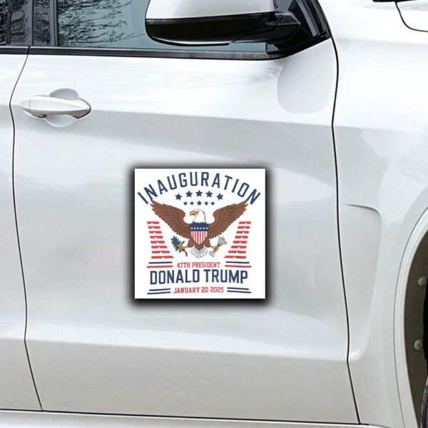 Official Donald Trump 47th President 2025 Inauguration Sticker ,Car Magnet