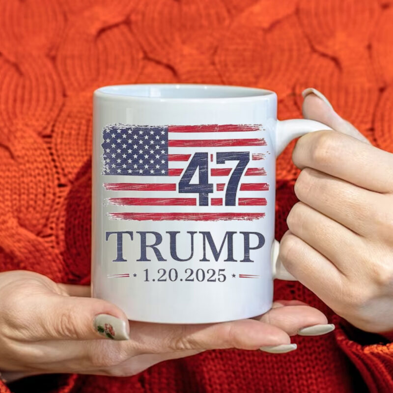 Official Donald Trump Inauguration Day 2025 47th President 47 Us Flag Take America Back Mug