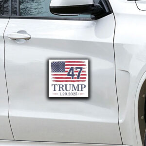 Official Donald Trump Inauguration Day 2025 47th President 47 Us Flag Take America Back Sticker ,Car Magnet