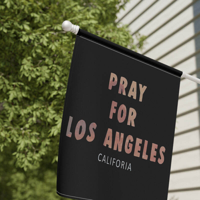 Pray For Los Angeles California Flag