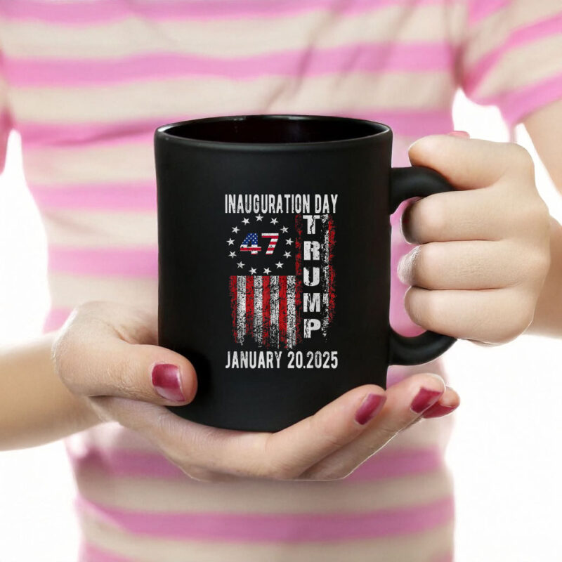 President Donald Trump Inauguration Day 2025 47 Th Flag Mug