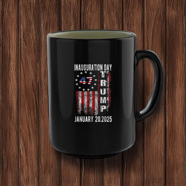 President Donald Trump Inauguration Day 2025 47 Th Flag Mug