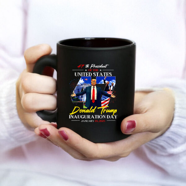 President Donald Trump Inauguration Day 2025 47Th Usa Flag Mugs