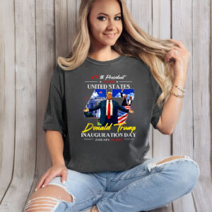 President Donald Trump Inauguration Day 2025 47Th Usa Flag T-Shirts