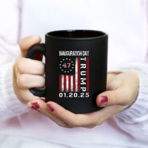 President Donald Trump Inauguration Day 2025 Memorabilia Flag Mug